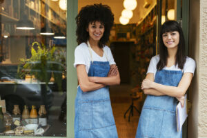 Before-and-after project photos paired with a short client testimonial for a service business